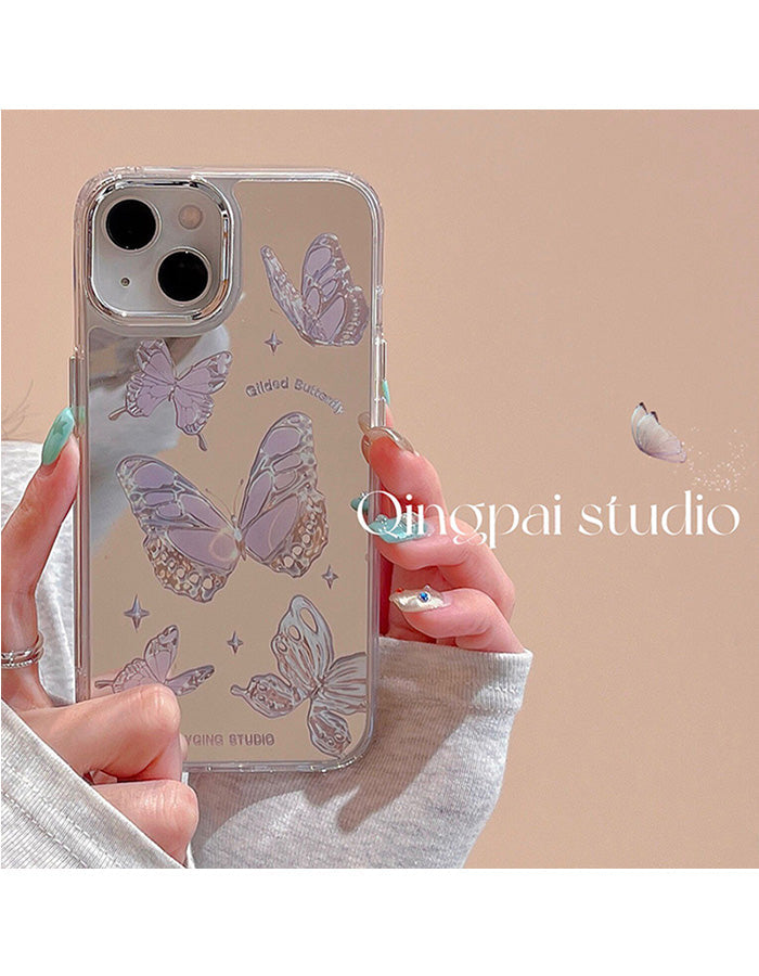 Mirrored Super Fairy Butterfly Case with Makeup Mirror Secondary image