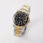 VANKROS Mariner V351 | 40mm Two-Tone Black Dial, Black Bezel | NH35 Movement
