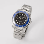 VANKROS Mariner V351 | 40mm Black Dial, Blue Bezel | NH35 Movement