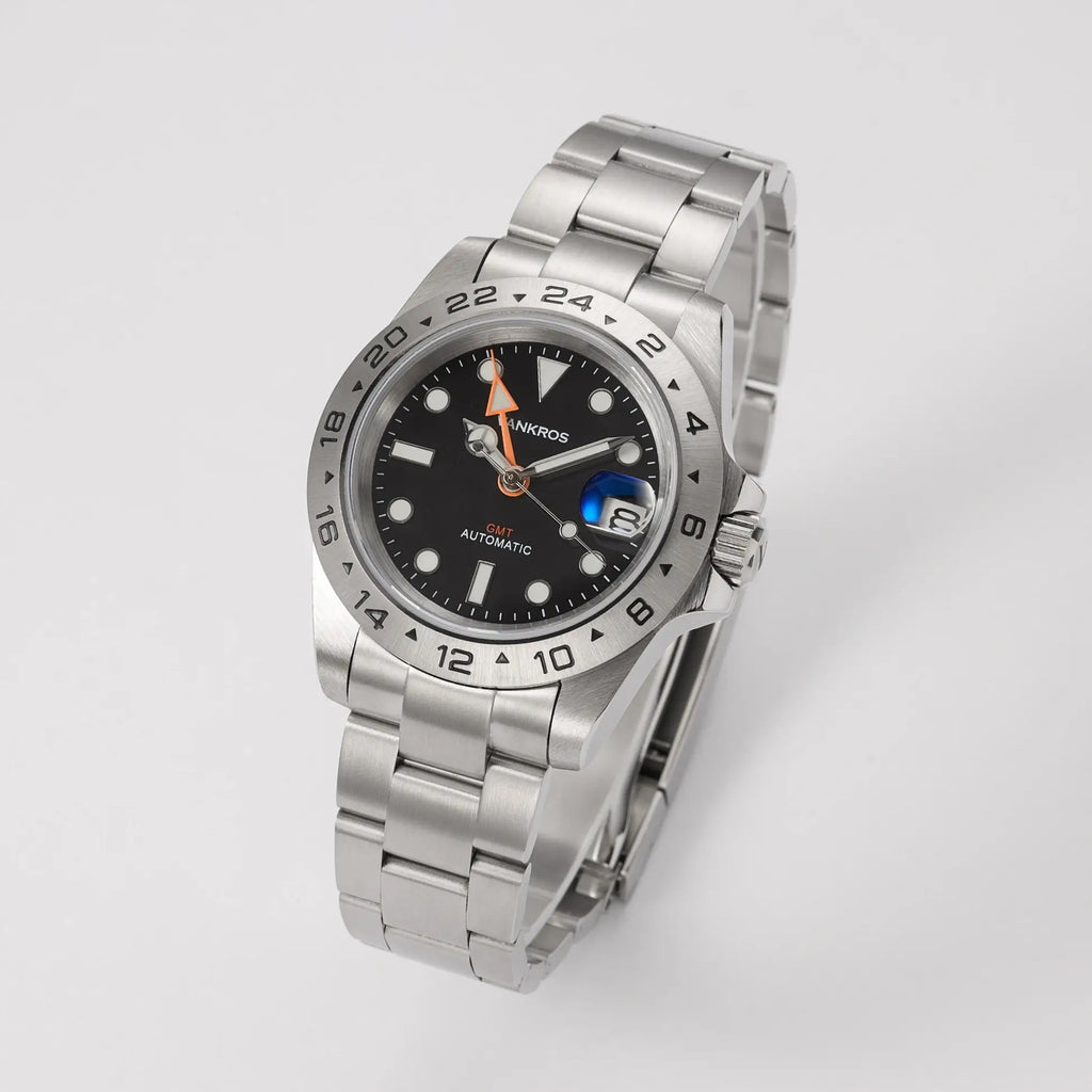 VANKROS Explorer V371 | 40mm Black Dial | NH34 Movement