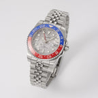 VANKROS GMT V336 | 40mm Meteorite Dial, Pepsi Bezel | NH34 Movement