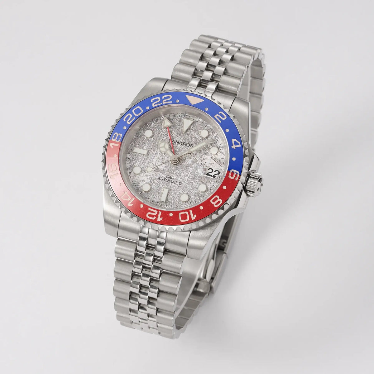 VANKROS GMT V336 | 40mm Meteorite Dial, Pepsi Bezel | NH34 Movement