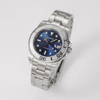 VANKROS Ocean Yacht V382 | 40mm Blue Dial, Steel Bezel | NH35 Movement