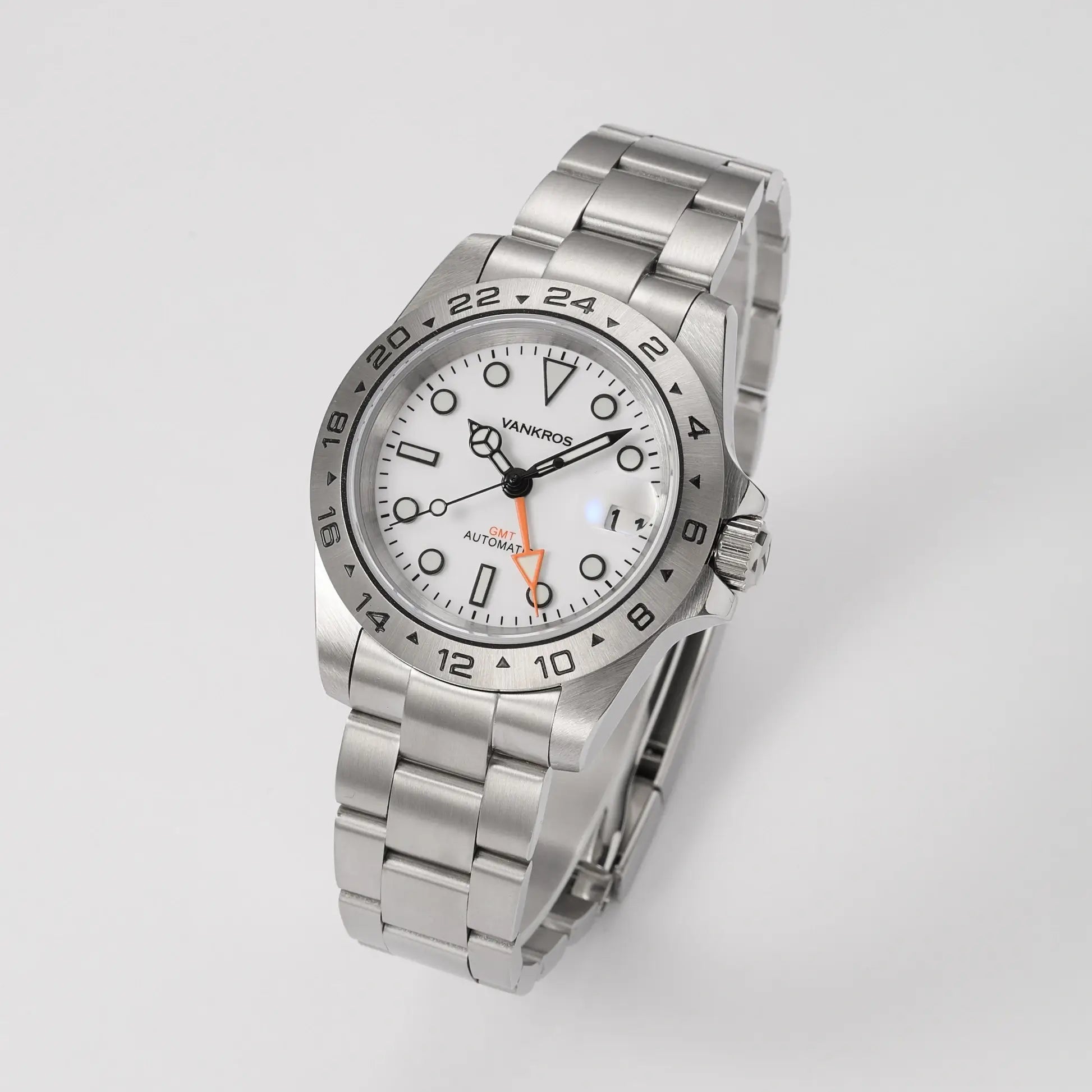 VANKROS Explorer V371 | 40mm White Dial | NH34 Movement Secondary image