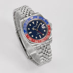 VANKROS GMT V336 | 40mm Blue Dial, Pepsi Bezel | NH34 Movement