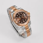 VANKROS Ocean Yacht V382 | 40mm Two-Tone Brown Dial, Rose Gold Bezel | NH35 Movement