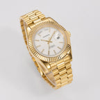 VANKROS Day-Date V311 | 41mm Gold, White Dial | Citizen 8285 Movement