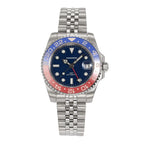 VANKROS GMT V336 | 40mm Blue Dial, Pepsi Bezel | NH34 Movement