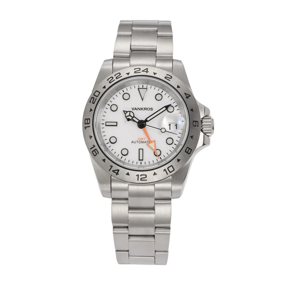 VANKROS Explorer V371 | 40mm White Dial | NH34 Movement Main image