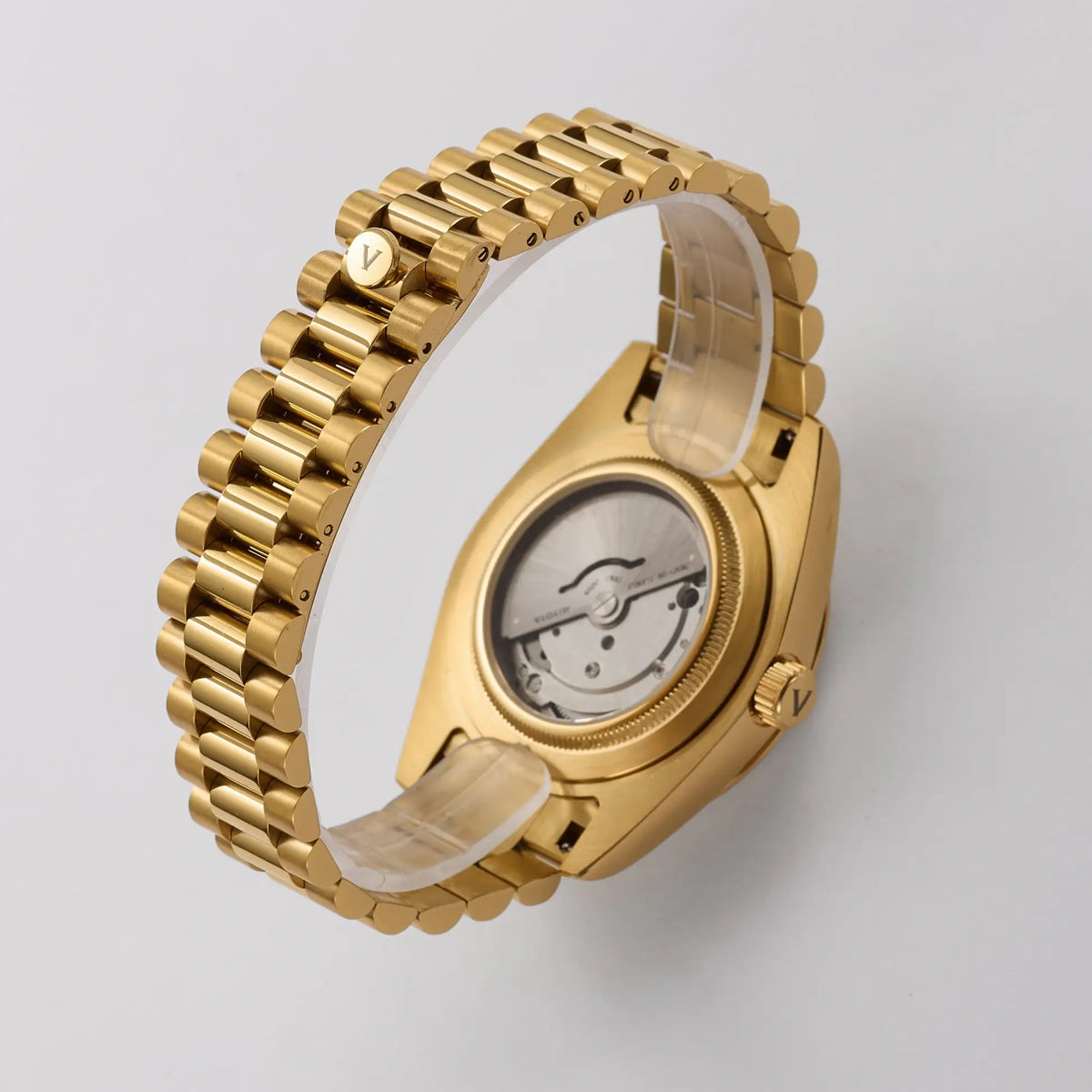VANKROS Day-Date V311 | 41mm Gold, Black Dial | Citizen 8285 Movement