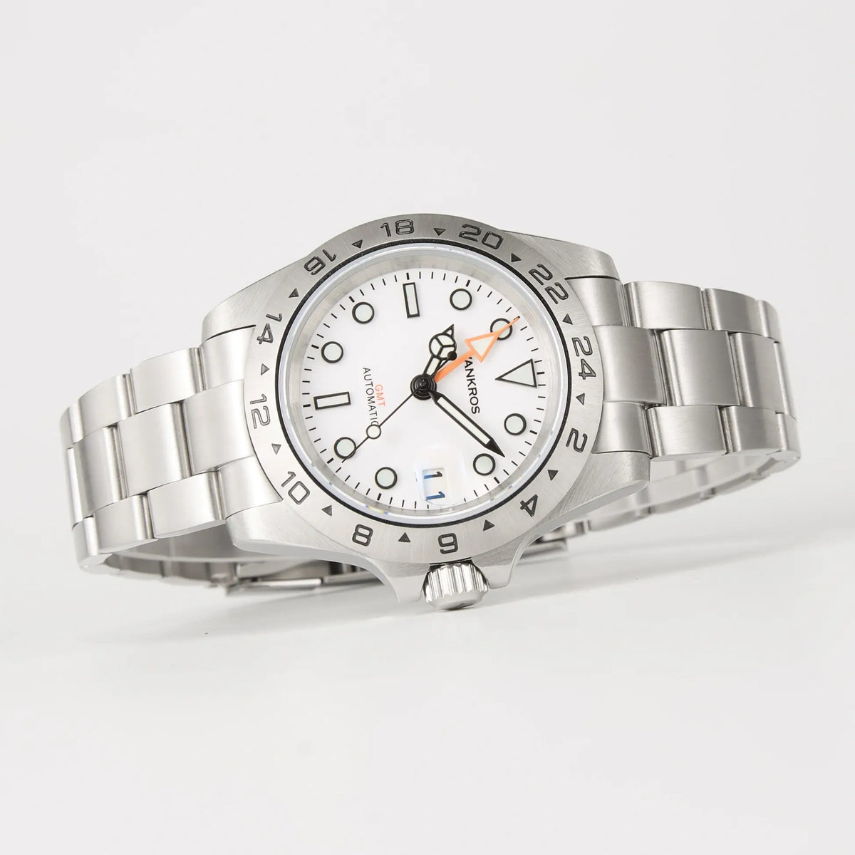 VANKROS Explorer V371 | 40mm White Dial | NH34 Movement