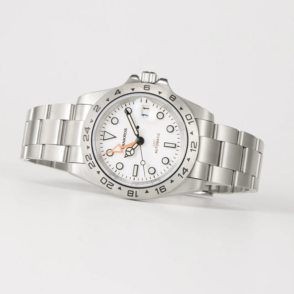 VANKROS Explorer V371 | 40mm White Dial | NH34 Movement