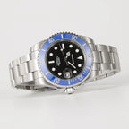VANKROS Mariner V351 | 40mm Black Dial, Blue Bezel | NH35 Movement