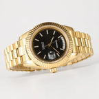 VANKROS Day-Date V311 | 41mm Gold, Black Dial | Citizen 8285 Movement