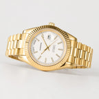 VANKROS Day-Date V311 | 41mm Gold, White Dial | Citizen 8285 Movement