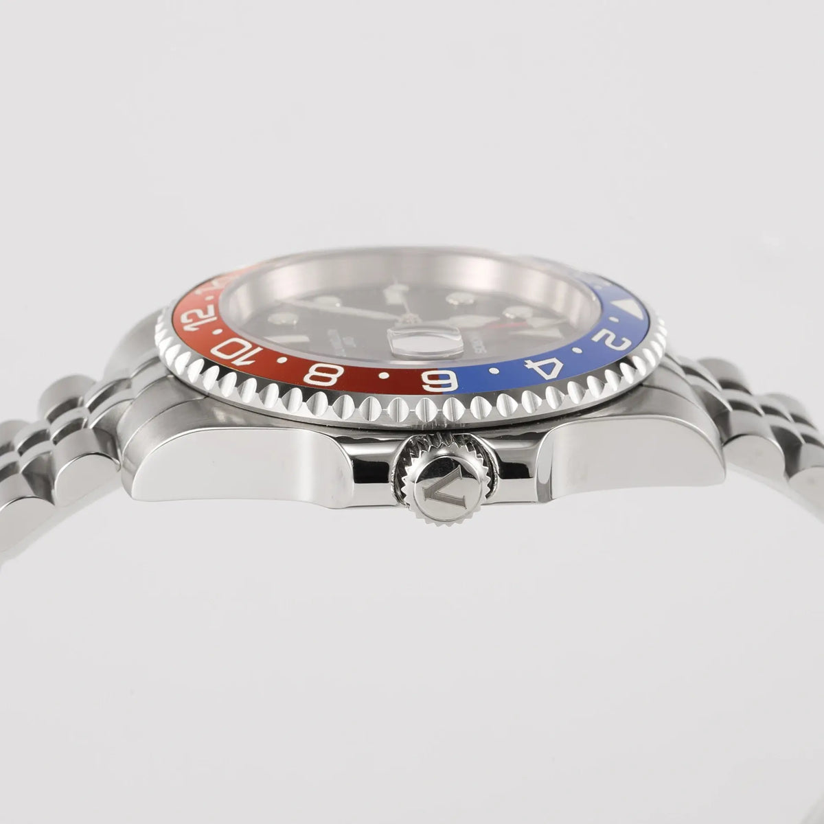 VANKROS GMT V336 | 40mm Black Dial, Pepsi Bezel | NH34 Movement