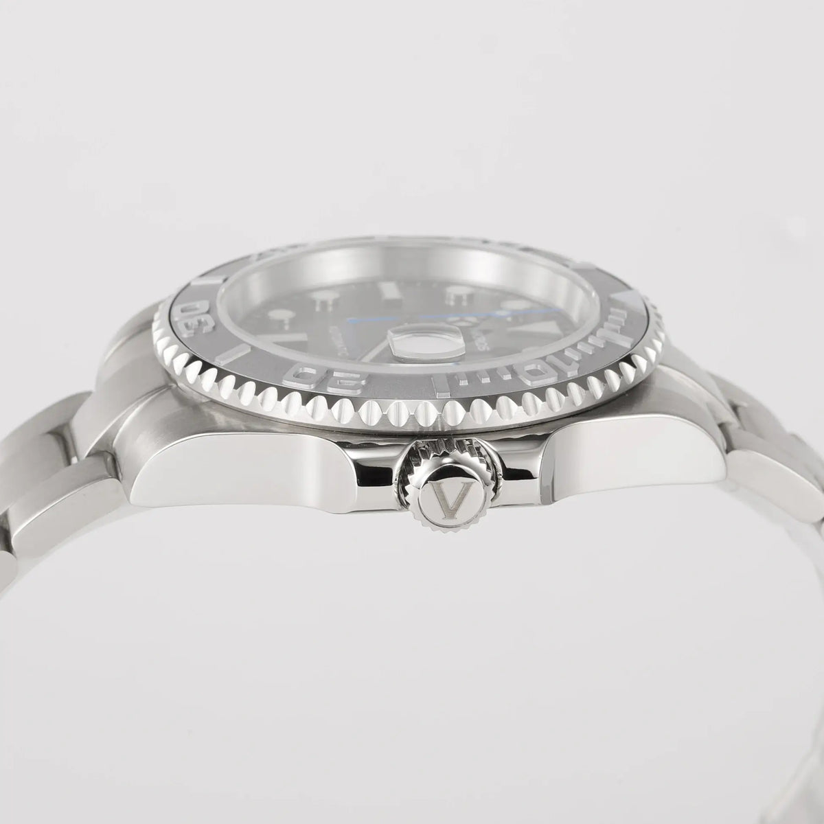 VANKROS Ocean Yacht V382 | 40mm Grey Dial, Steel Bezel | NH35 Movement