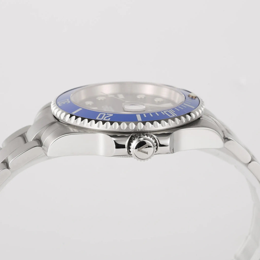 VANKROS Mariner V351 | 40mm Black Dial, Blue Bezel | NH35 Movement
