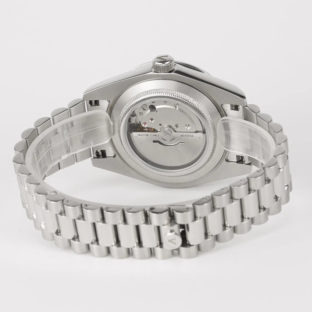 VANKROS Day-Date V311 | 41mm Black Dial | Citizen 8285 Movement
