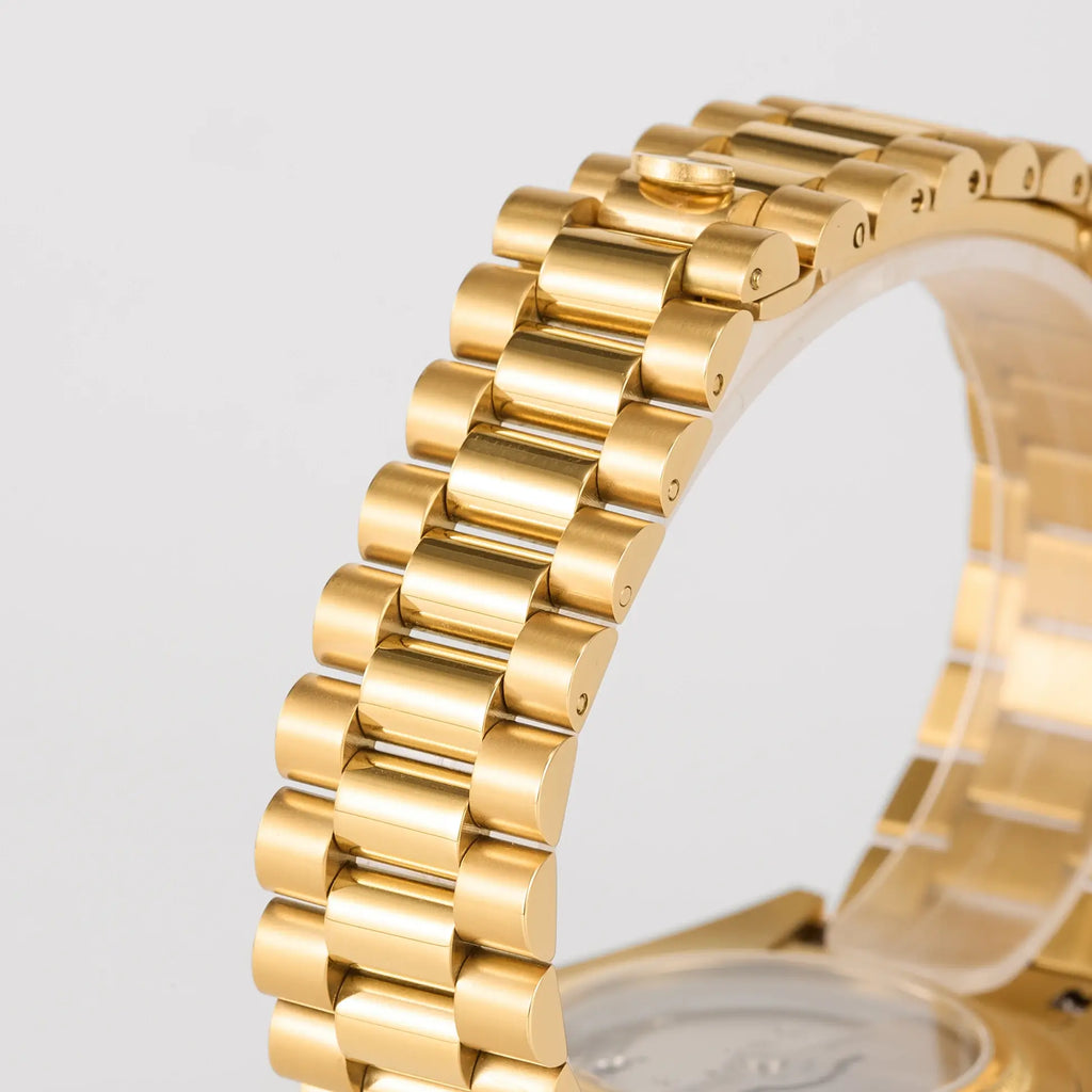VANKROS Day-Date V311 | 41mm Gold, Black Dial | Citizen 8285 Movement