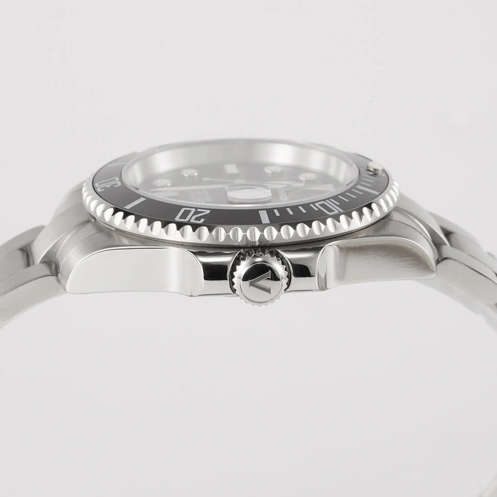 VANKROS Mariner V351 | 40mm Black Dial, Black Bezel | NH35 Movement