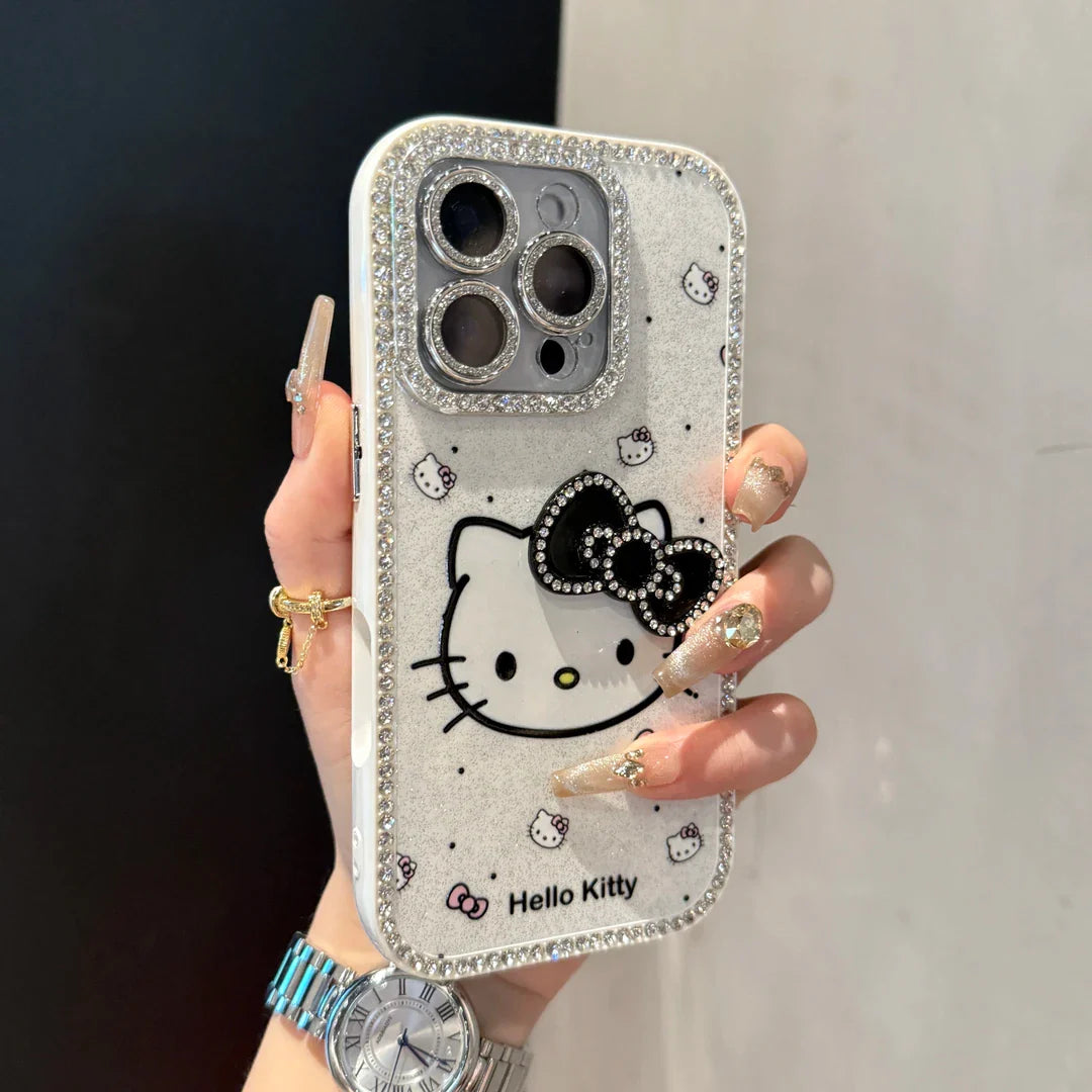 Flash Diamond Hello Kitty Phone Case