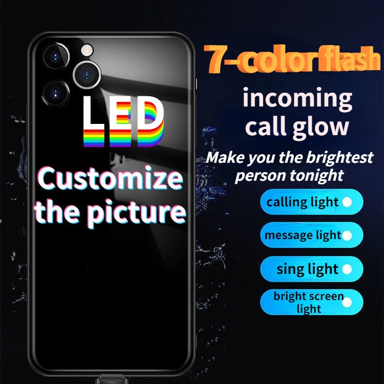 DIY Custom Photo & Design LED Smart Flash Phone Case