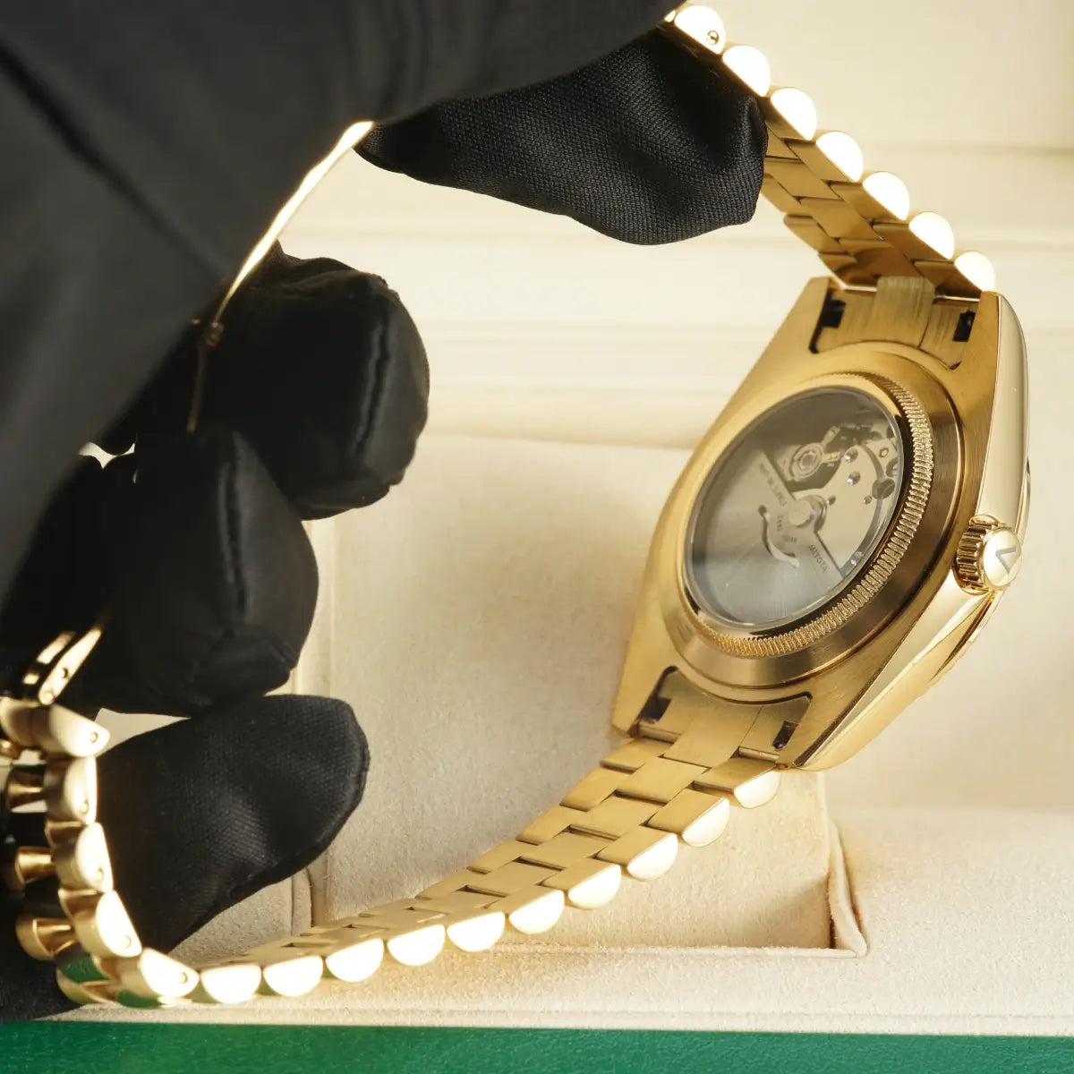 VANKROS Day-Date V311 | 41mm Gold, Black Dial | Citizen 8285 Movement