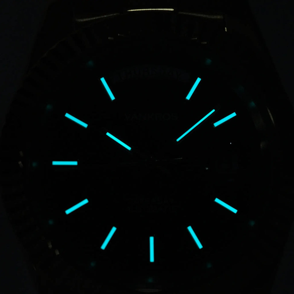 VANKROS Day-Date V311 | 41mm Black Dial | Citizen 8285 Movement