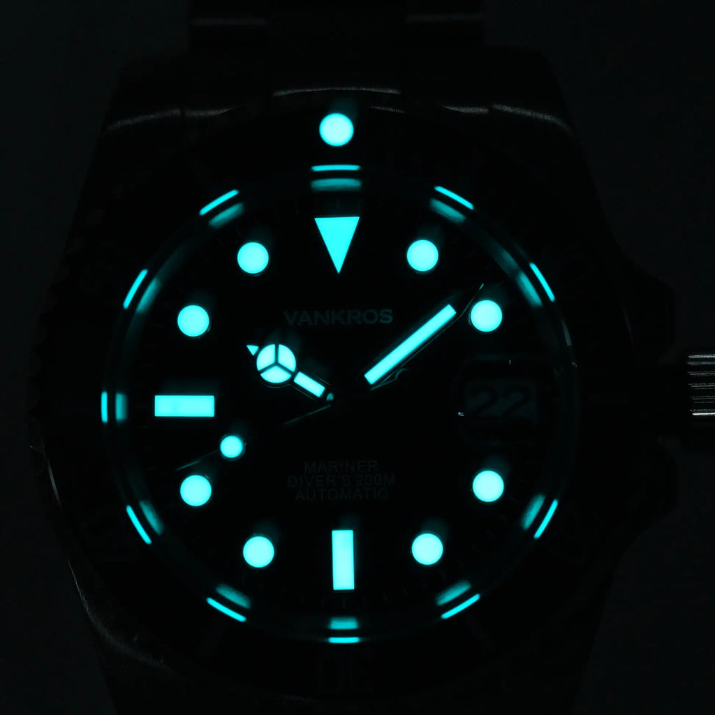 VANKROS Mariner V351 | 40mm Green Dial, Green Bezel | NH35 Movement