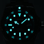 VANKROS Mariner V351 | 40mm Black Dial, Blue Bezel | NH35 Movement