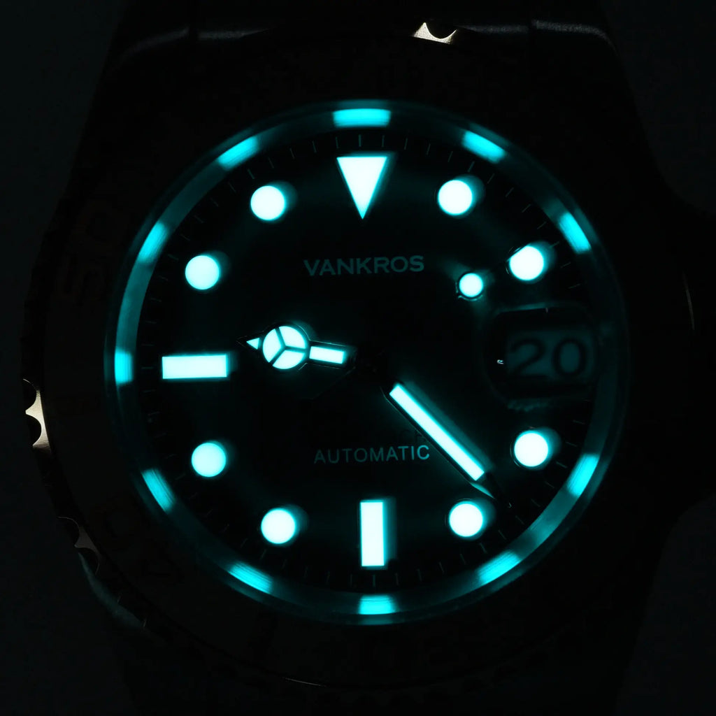VANKROS Ocean Yacht V382 | 40mm Grey Dial, Steel Bezel | NH35 Movement