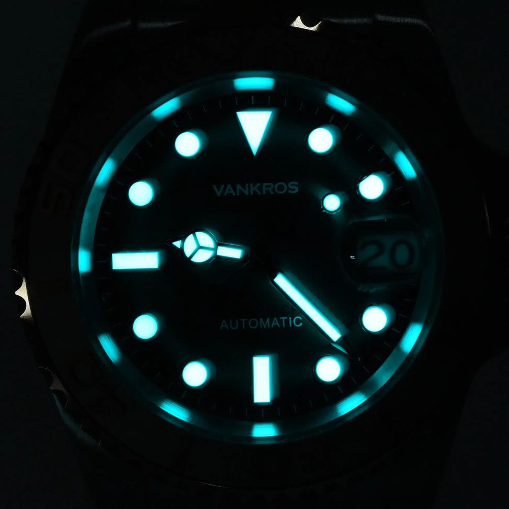 VANKROS Ocean Yacht V382 | 40mm Two-Tone Brown Dial, Rose Gold Bezel | NH35 Movement