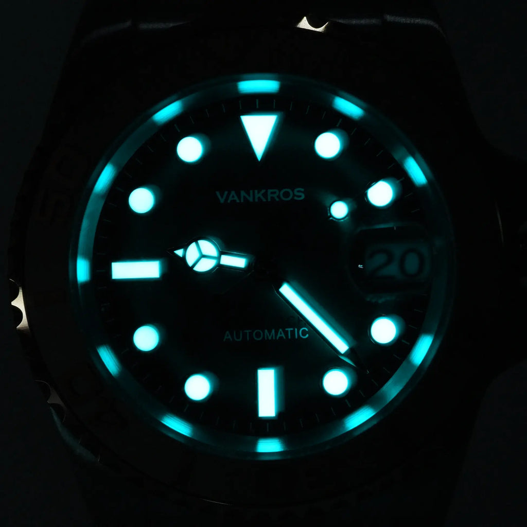VANKROS Ocean Yacht V382 | 40mm Blue Dial, Steel Bezel | NH35 Movement