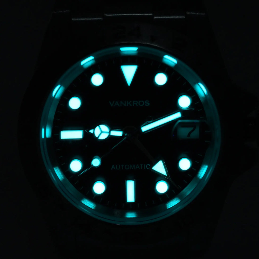 VANKROS Explorer V371 | 40mm Black Dial | NH34 Movement