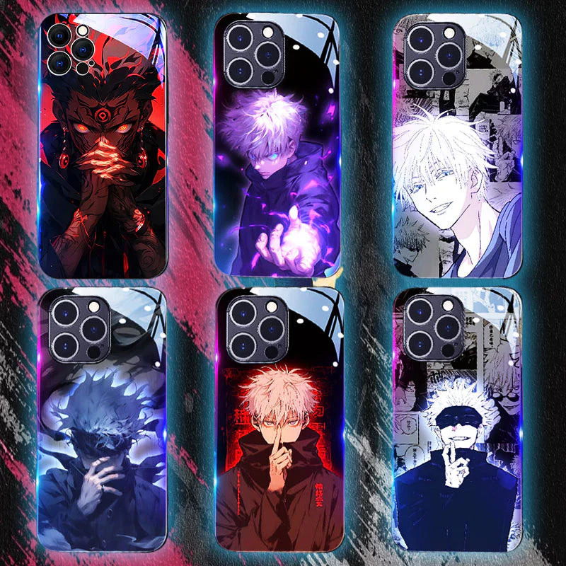 Sukuna Jujutsu Kaisen LED Flash phone Case